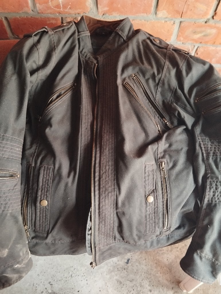 Biker jacket XL, Motoren, Ophalen of Verzenden, Tweedehands, Jas | leer