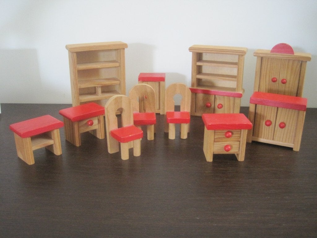 houten meubeltjes voor poppenhuis, Ophalen of Verzenden