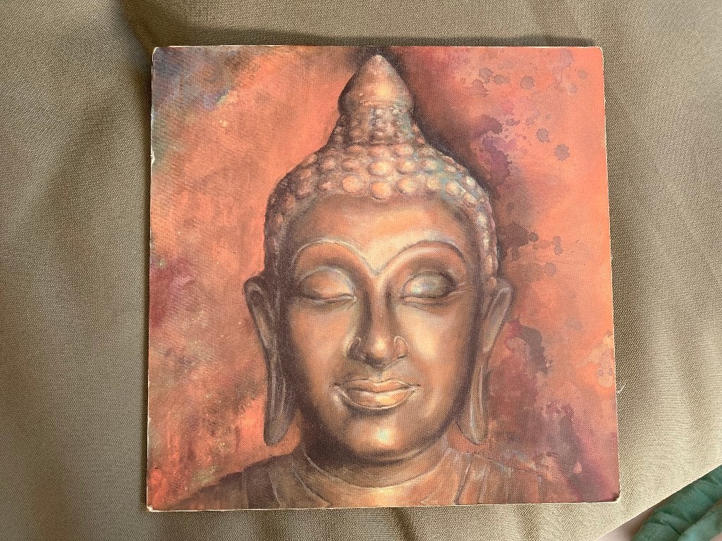 cadre Bouddha 30 x30, Maison & Meubles, Accessoires pour la Maison | Statues de Bouddha, Enlèvement ou Envoi, Utilisé, Bois, 30 cm