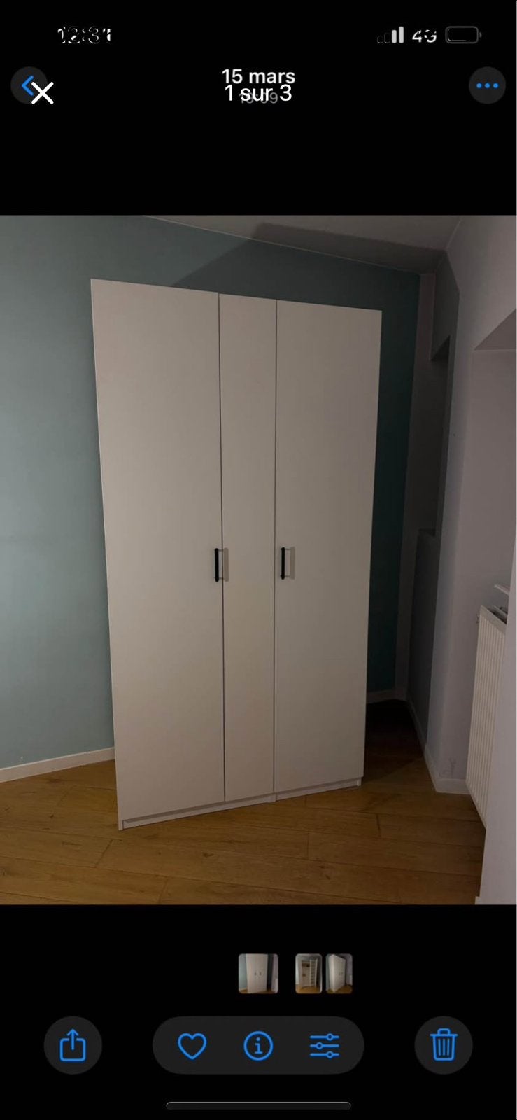 Pax ikea, Enlèvement, Comme neuf