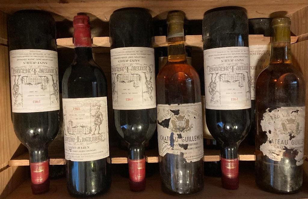 Lot de vins anciens, Enlèvement, Neuf, France, Pleine