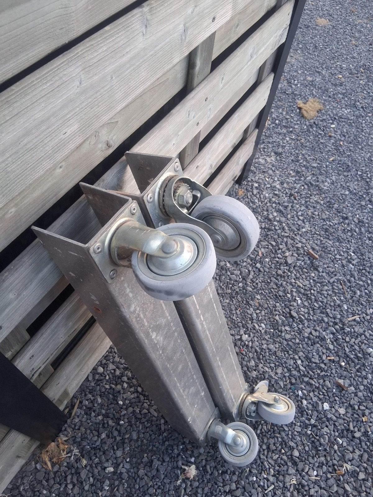 stelling wielen, Ophalen
