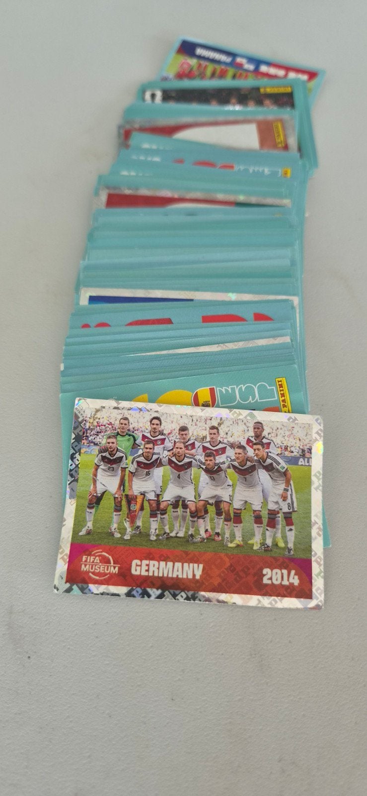 Carte panini 2026, Enlèvement