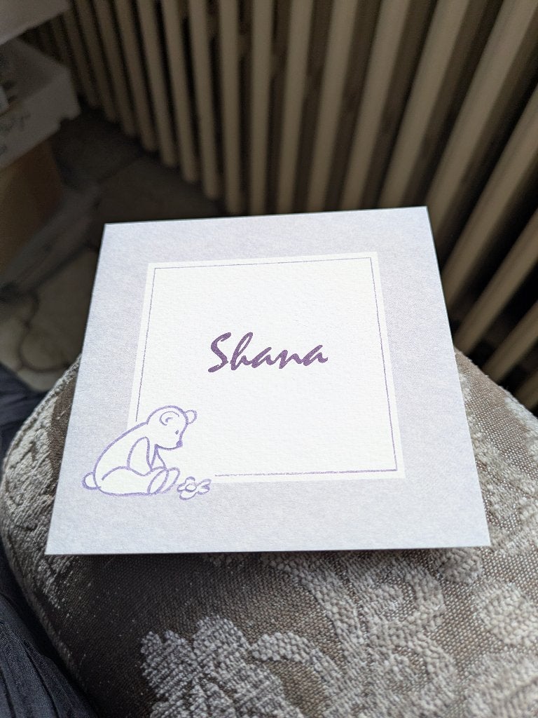 Dp Shana, Verzamelen, Bidprentjes en Rouwkaarten, Ophalen of Verzenden, Bidprentje