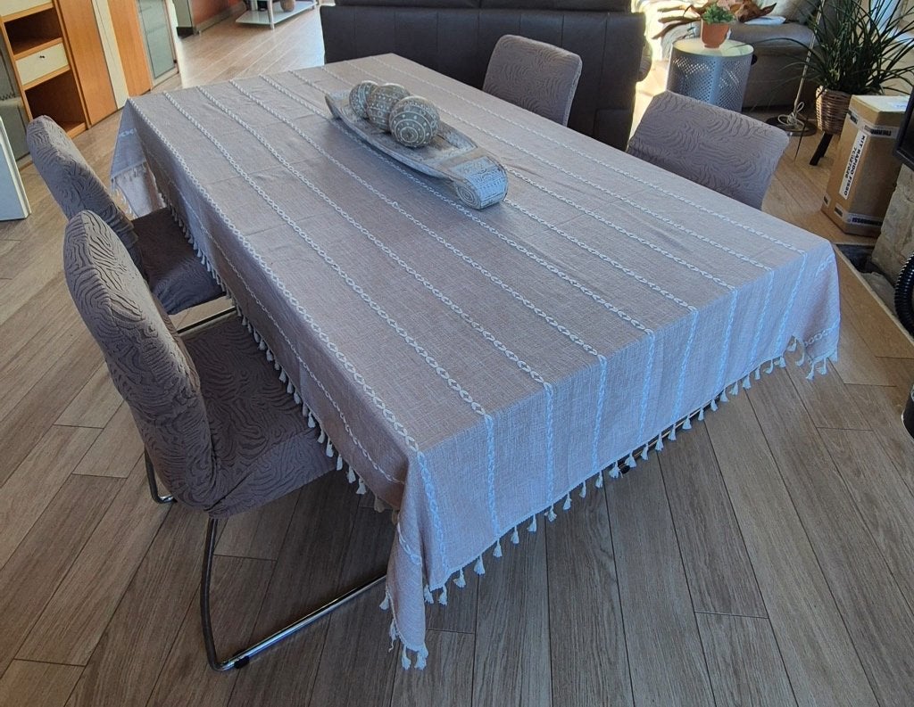 Design glazen eettafel met 4 moderne stoelen, Ophalen, Gebruikt, 50 tot 100 cm, Glas