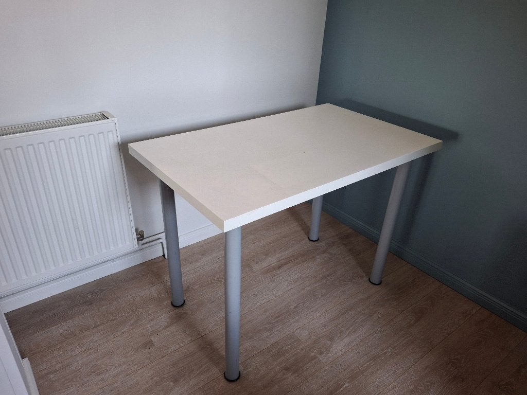 Table pour bureau + chaise de bureau, Ophalen, Gebruikt, Grijs, Bureaustoel