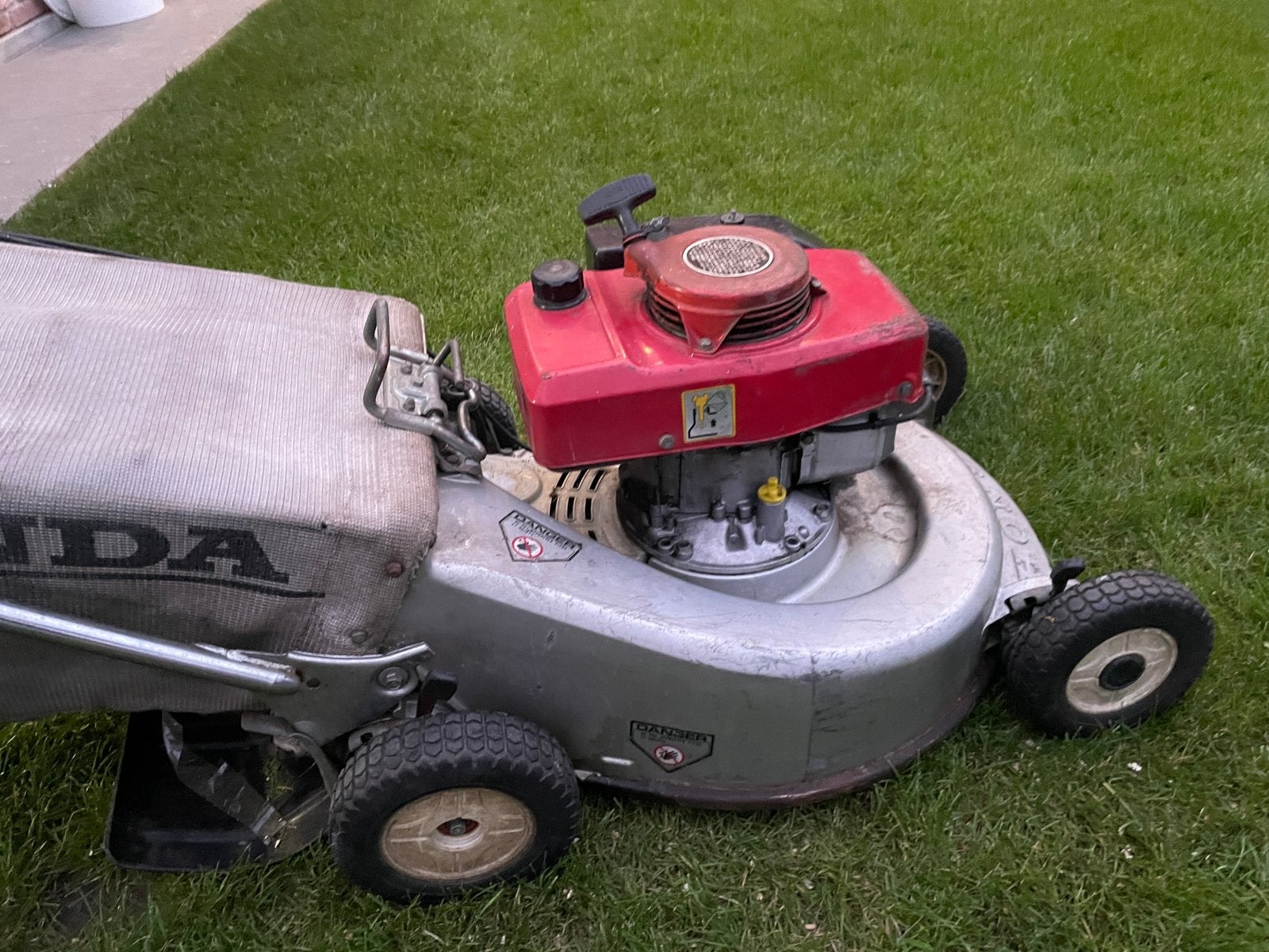 Honda grasmaaier, Ophalen, Zo goed als nieuw, 50 cm of meer, Opvangzak