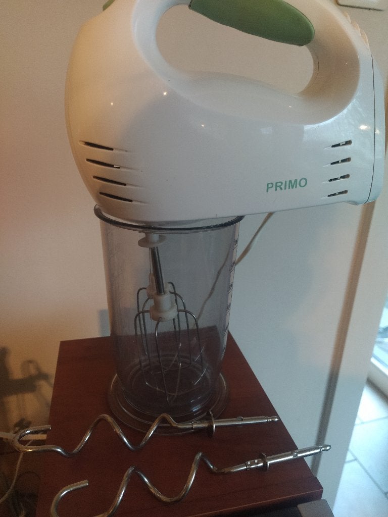 handmixer +croque monsieur Primo (+GRATIS citruspers kalorik, Electroménager, Mélangeurs de cuisine, Utilisé, Enlèvement ou Envoi
