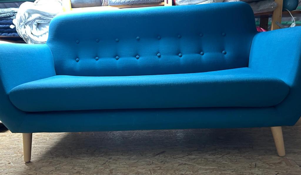Divan 2 personnes  tissu, 75 à 100 cm, 150 à 200 cm, Enlèvement, Utilisé