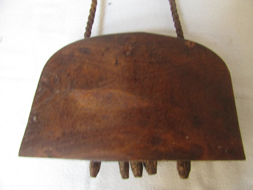 Prachtige houten koebel, handgemaakt, Antiek en Kunst, Ophalen of Verzenden