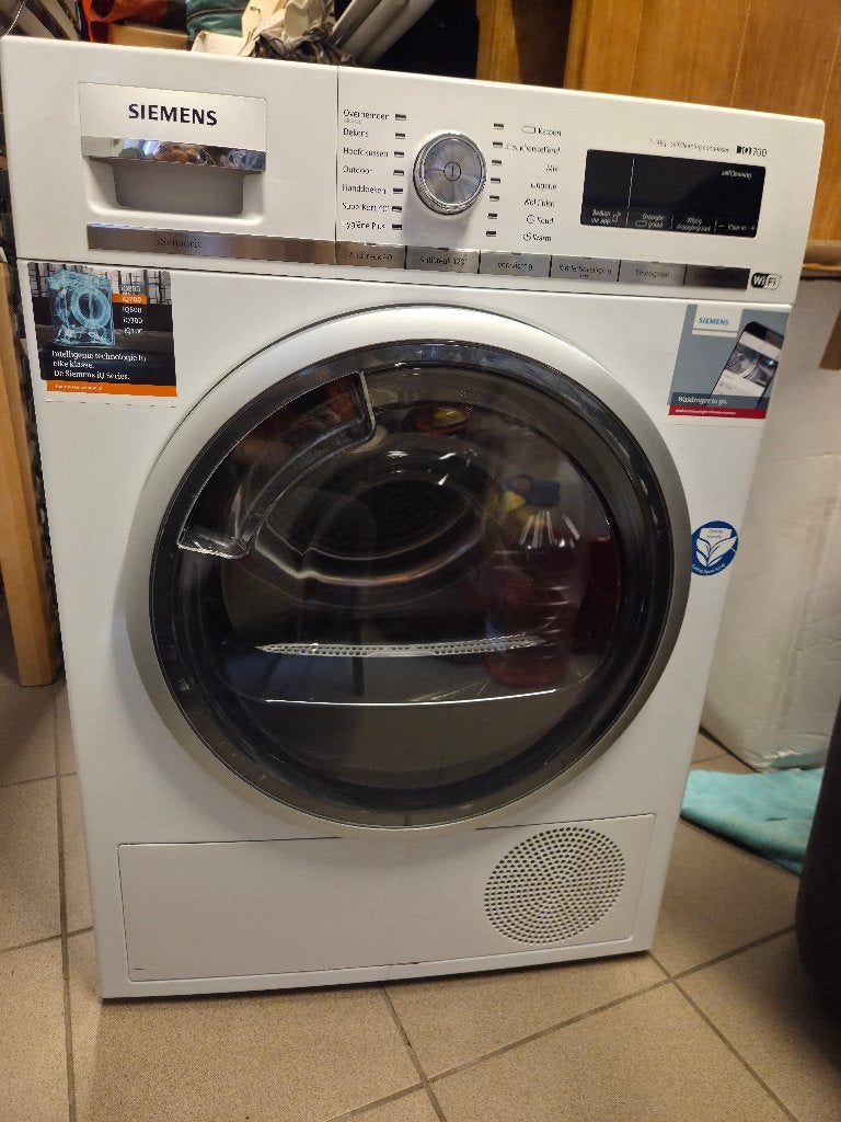 Siemens iQ700 - Warmtepompdroger - 9 kg - SelfCleaning - A++, Elektronische apparatuur, Droogkasten, Ophalen, Zo goed als nieuw