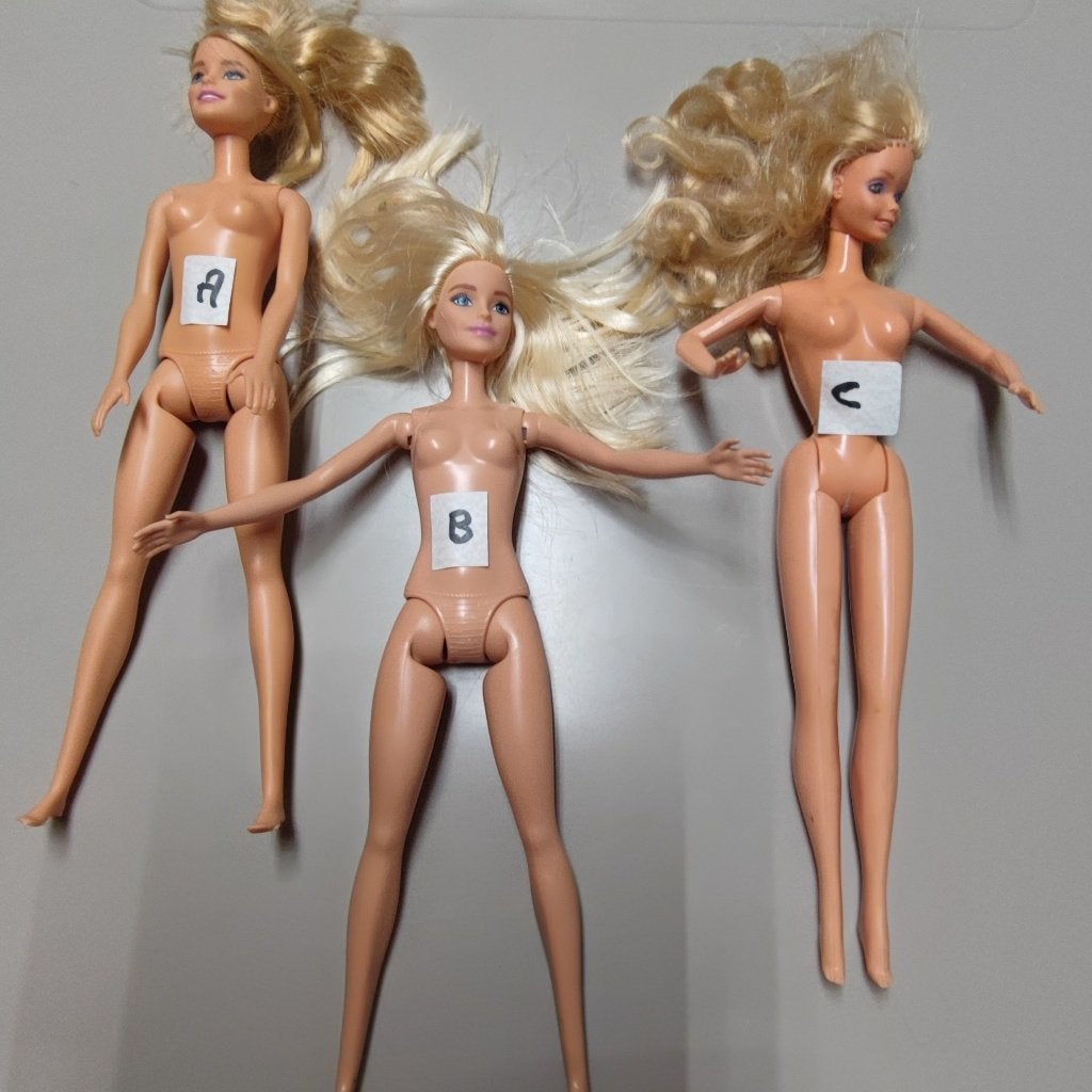 *55  BARBIE poppen (ongekleed). VERZAMELAAR: ELK ERNSTIG BOD, Ophalen, Gebruikt