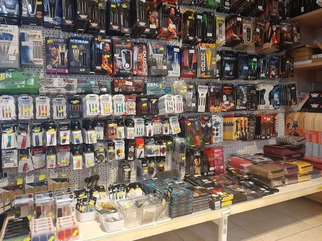 Alles  van dartsmateriaal in Klerken., Enlèvement, Neuf, Cible de fléchettes