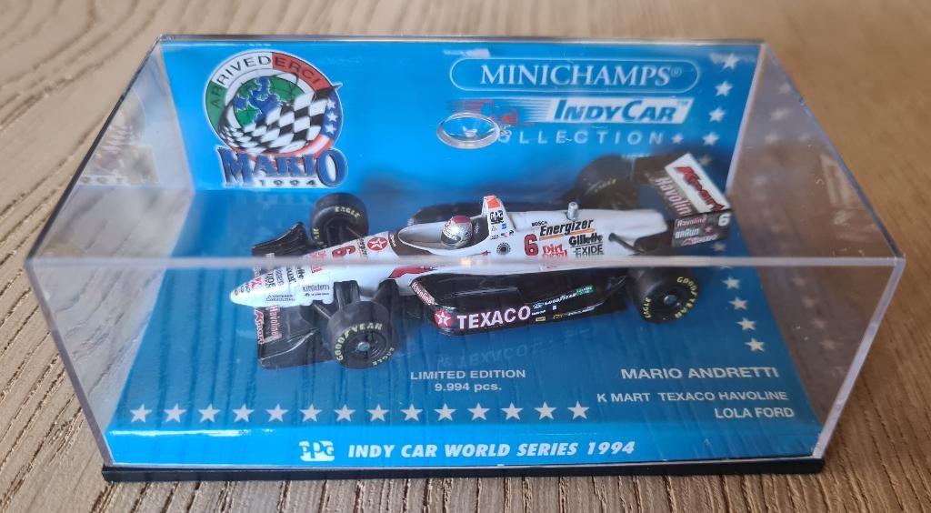 Minichamps (1:43) IndyCars van Mario Andretti, Enlèvement, MiniChamps
