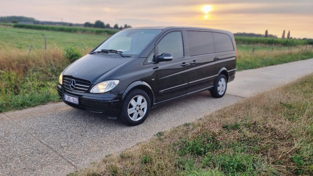 Mercedes Viano 3.0cdi v6  automatic  Dubbelcabin  full, Achat, Noir, 5 portes, 6 cylindres