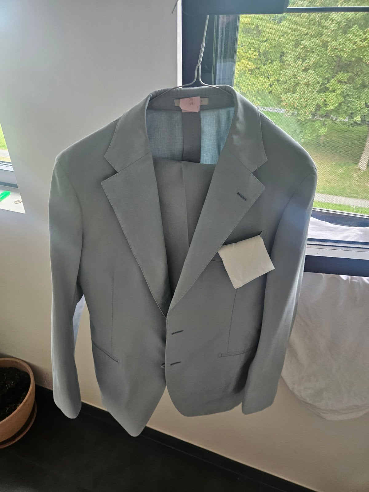 Pak suitsupply, Ophalen, Maat 52/54 (L), Blauw, Zo goed als nieuw
