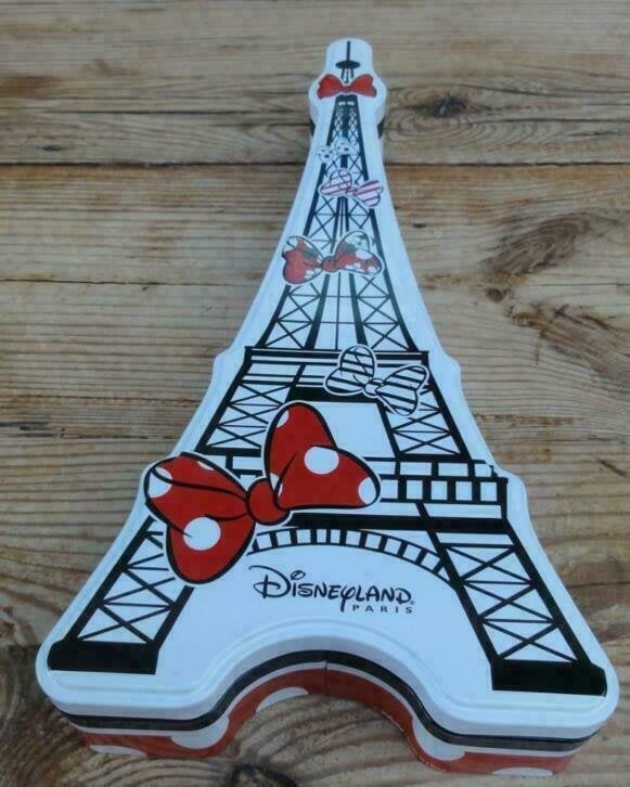 Disneyland, Disney blik,  eifeltoren met strikjes, Verzamelen, Blikken, Ophalen of Verzenden, Zo goed als nieuw, Overige, Overige merken