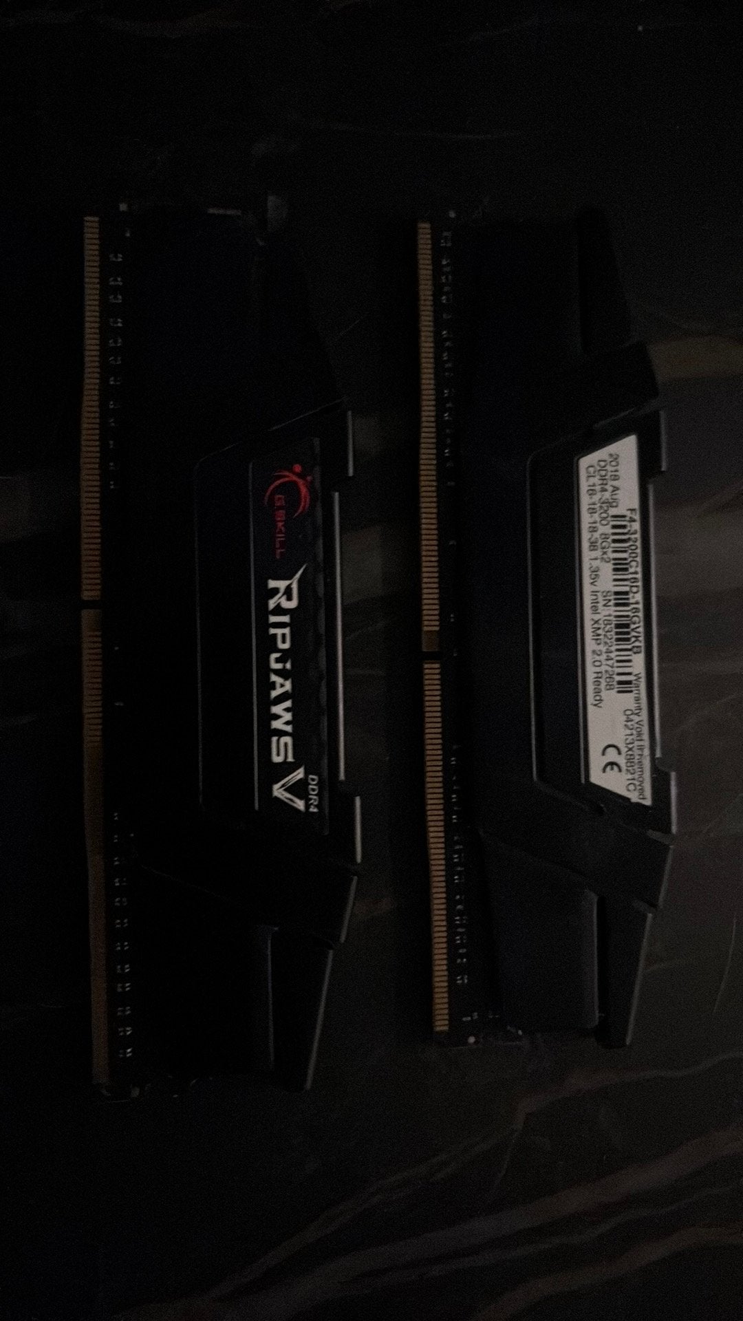16GB RAM DDR4 3200MHz, Computers en Software, RAM geheugen, Ophalen, Gebruikt, DDR4, Desktop