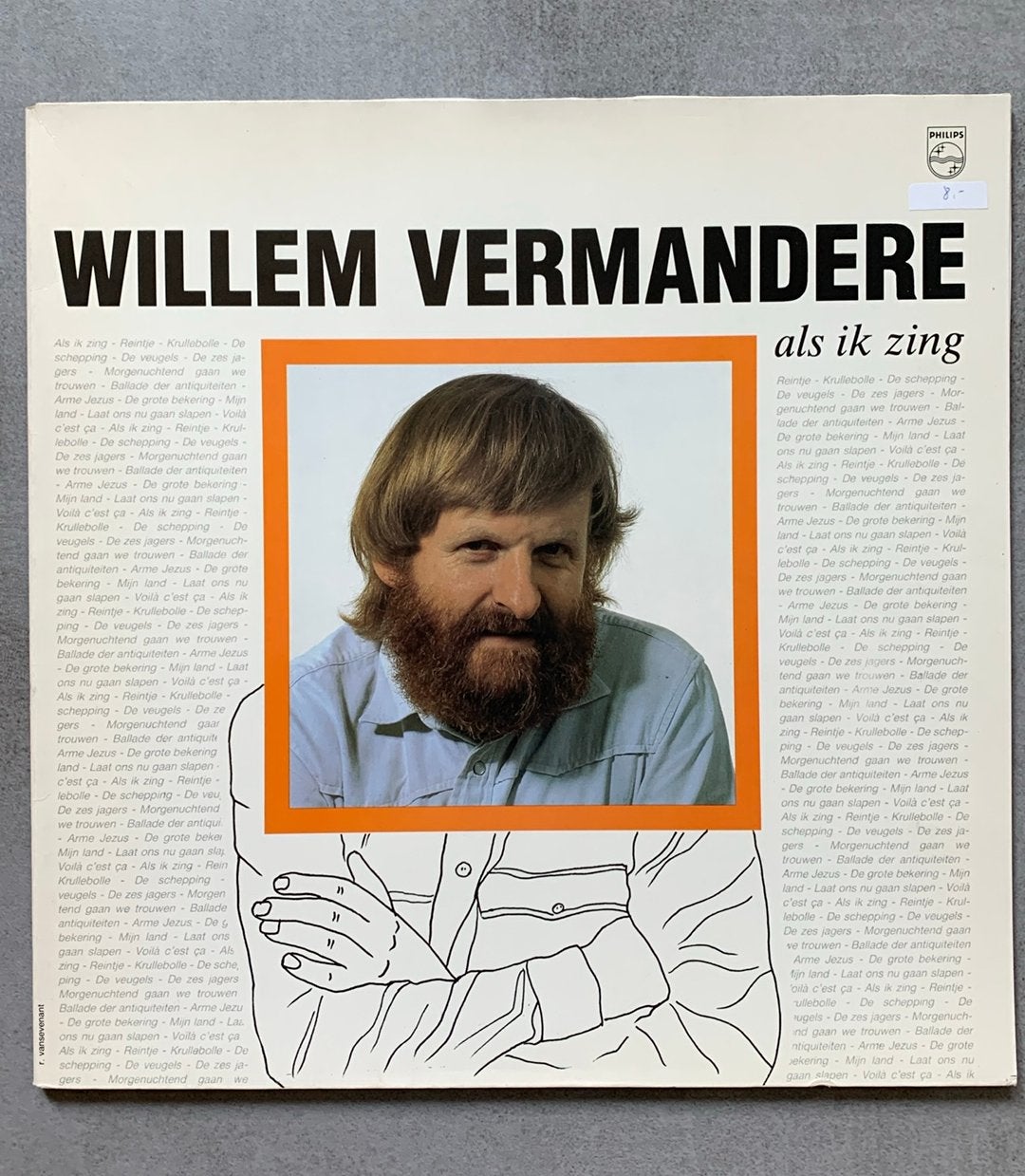 Willem Vermandere - als ik zing, Ophalen of Verzenden, Zo goed als nieuw