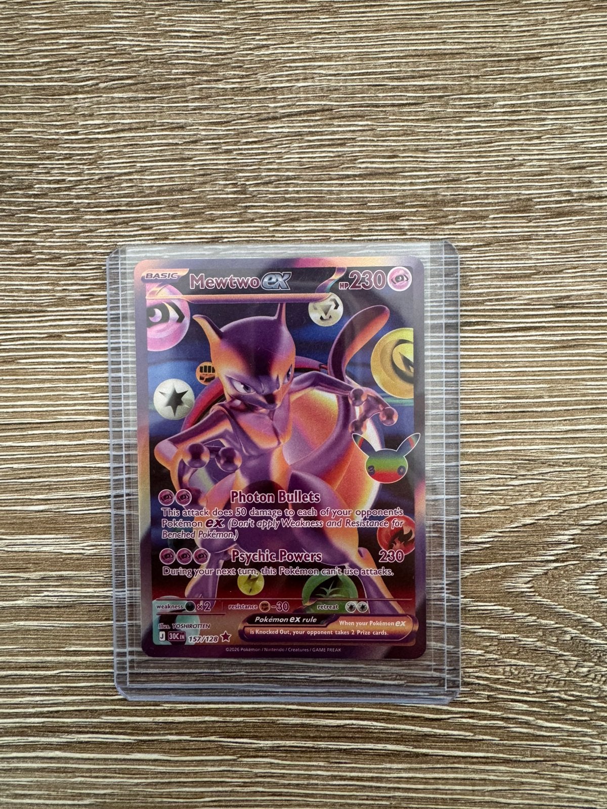 Pokemon mew ex 157/128, Hobby en Vrije tijd, Ophalen, Nieuw