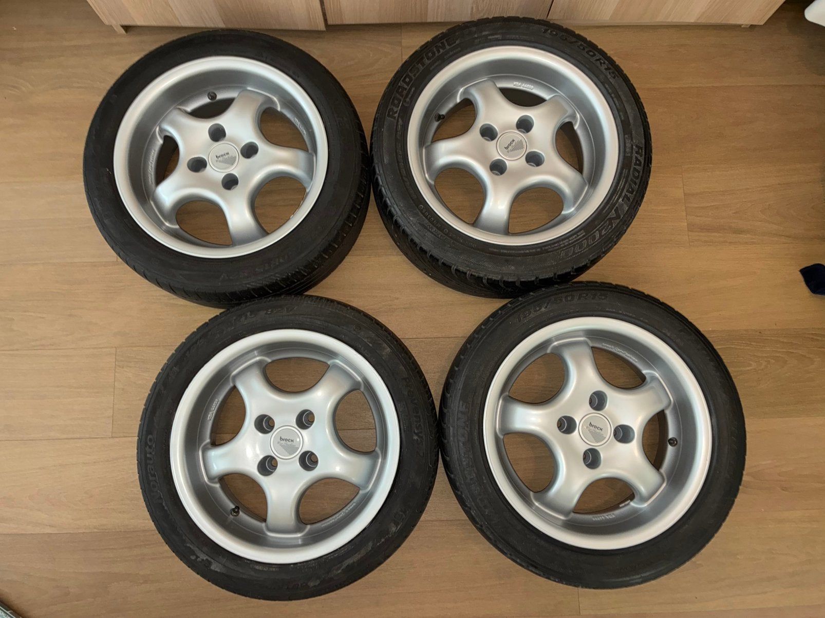 Brock velgen, Ophalen, Gebruikt, 15 inch, Banden en Velgen