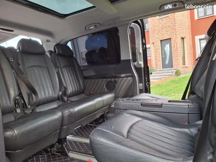 Salon viano w639 zwart leer, Ophalen