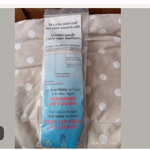 inlegzolen lamswol 36/37 nieuw, Hobby & Loisirs créatifs, Enlèvement ou Envoi