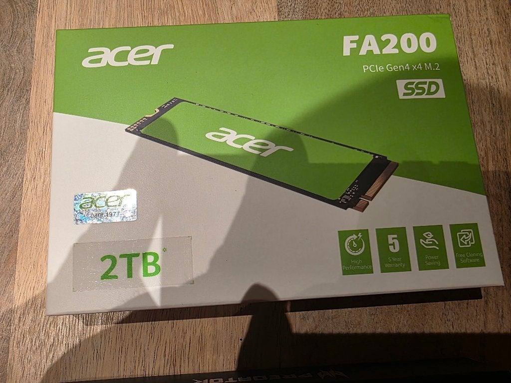 Acer ssd FA 200 2tb disque dur, Informatique & Logiciels, Enlèvement ou Envoi, Neuf, 2tb, SSD