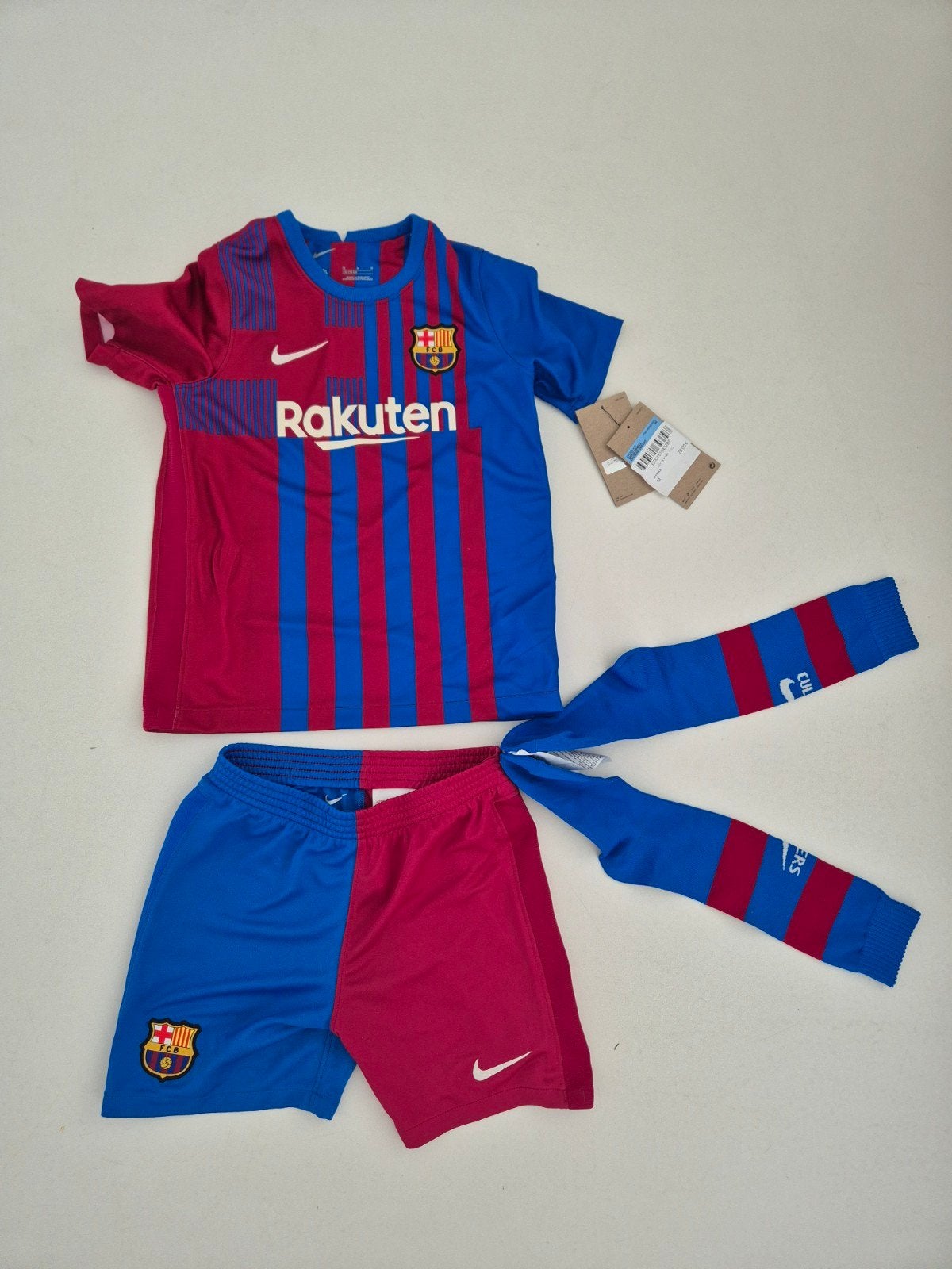 voetbaltenue kind  FC Barcelona 110-116, Ophalen, Nieuw, Set