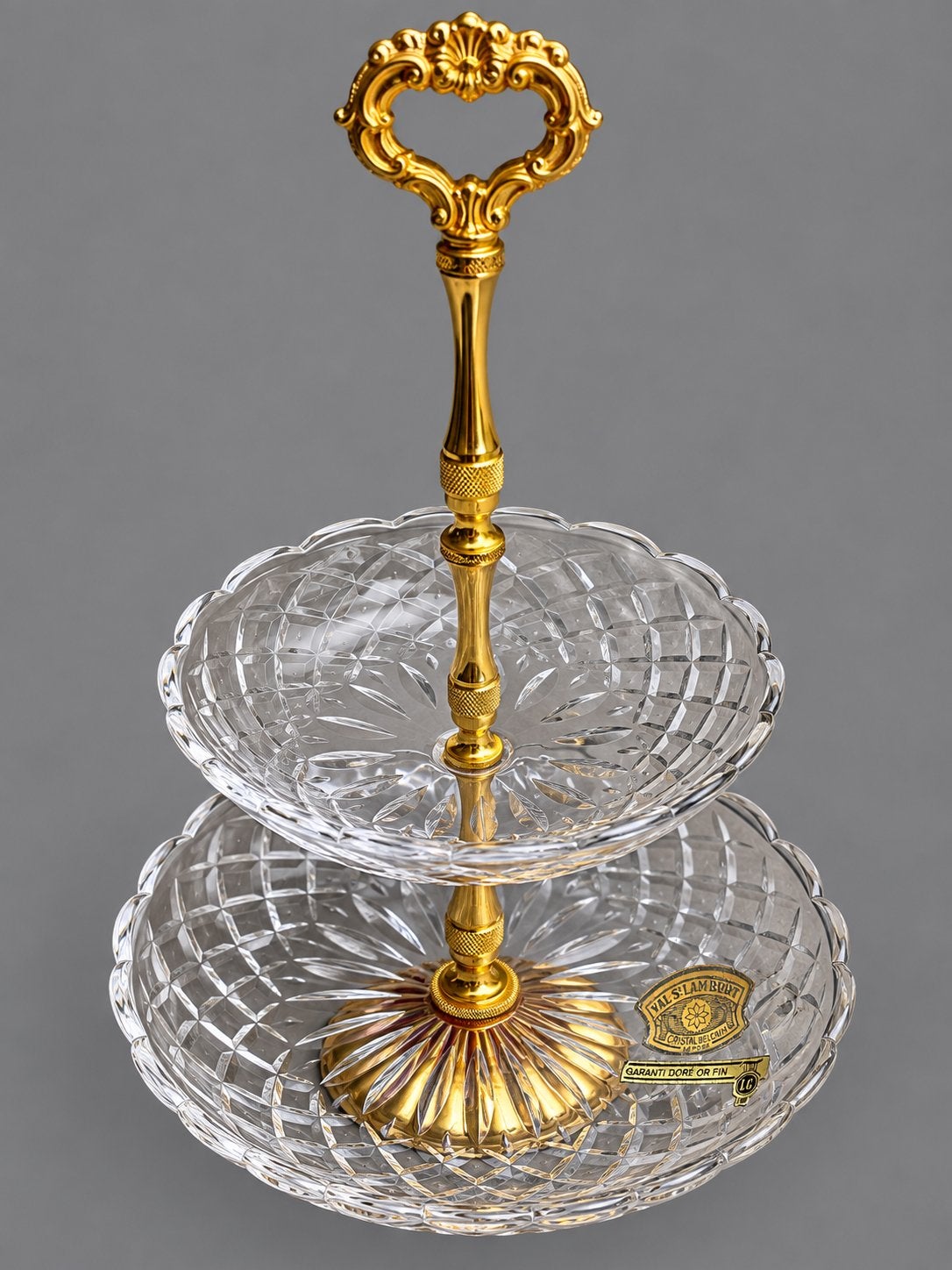 Etagère Val Saint Lambert, Antiek en Kunst, Ophalen of Verzenden