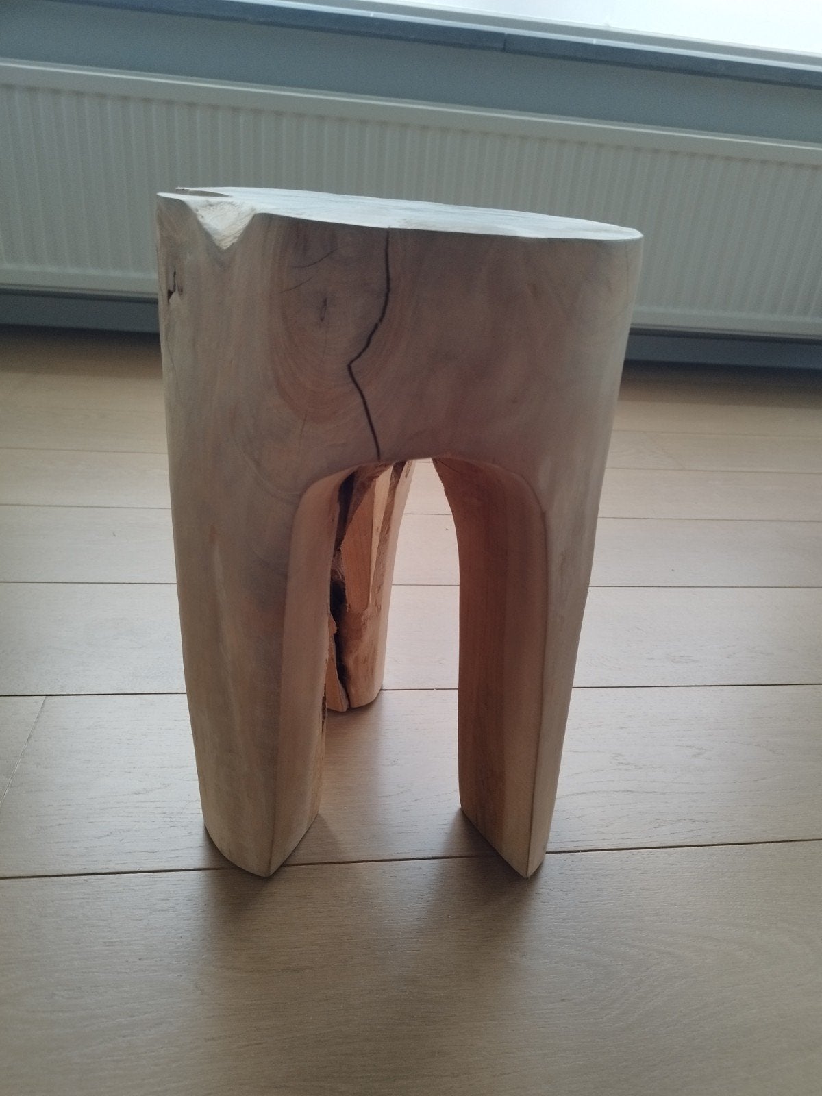 Bijzettafeltje teak, Huis en Inrichting, Ophalen, Zo goed als nieuw, Hout