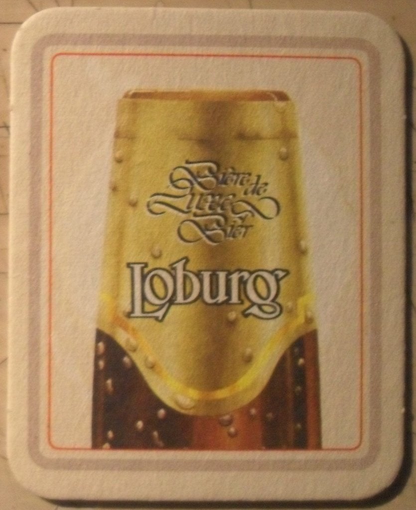 Sous-bock Loburg bouteille, Collections, Marques de bière, Enlèvement ou Envoi, Sous-bock