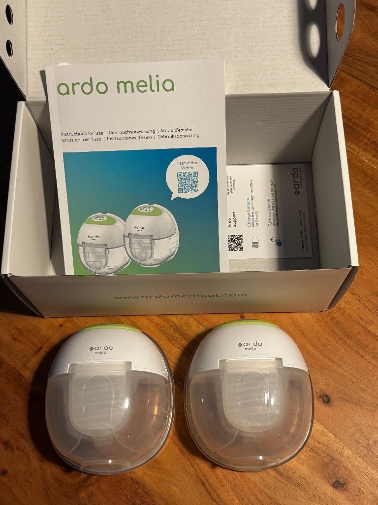 Ardo Melia Handsfree Dubbele Wearable Borstkolf, Ophalen of Verzenden, Zo goed als nieuw, Handsfree, Borstkolf