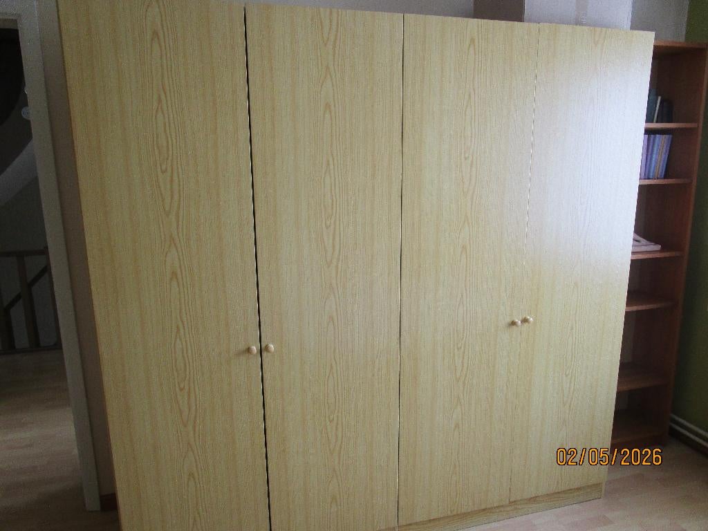 Hang- en legkast, Huis en Inrichting, Kasten | Kleerkasten, Ophalen, Met deur(en), Gebruikt, 150 tot 200 cm