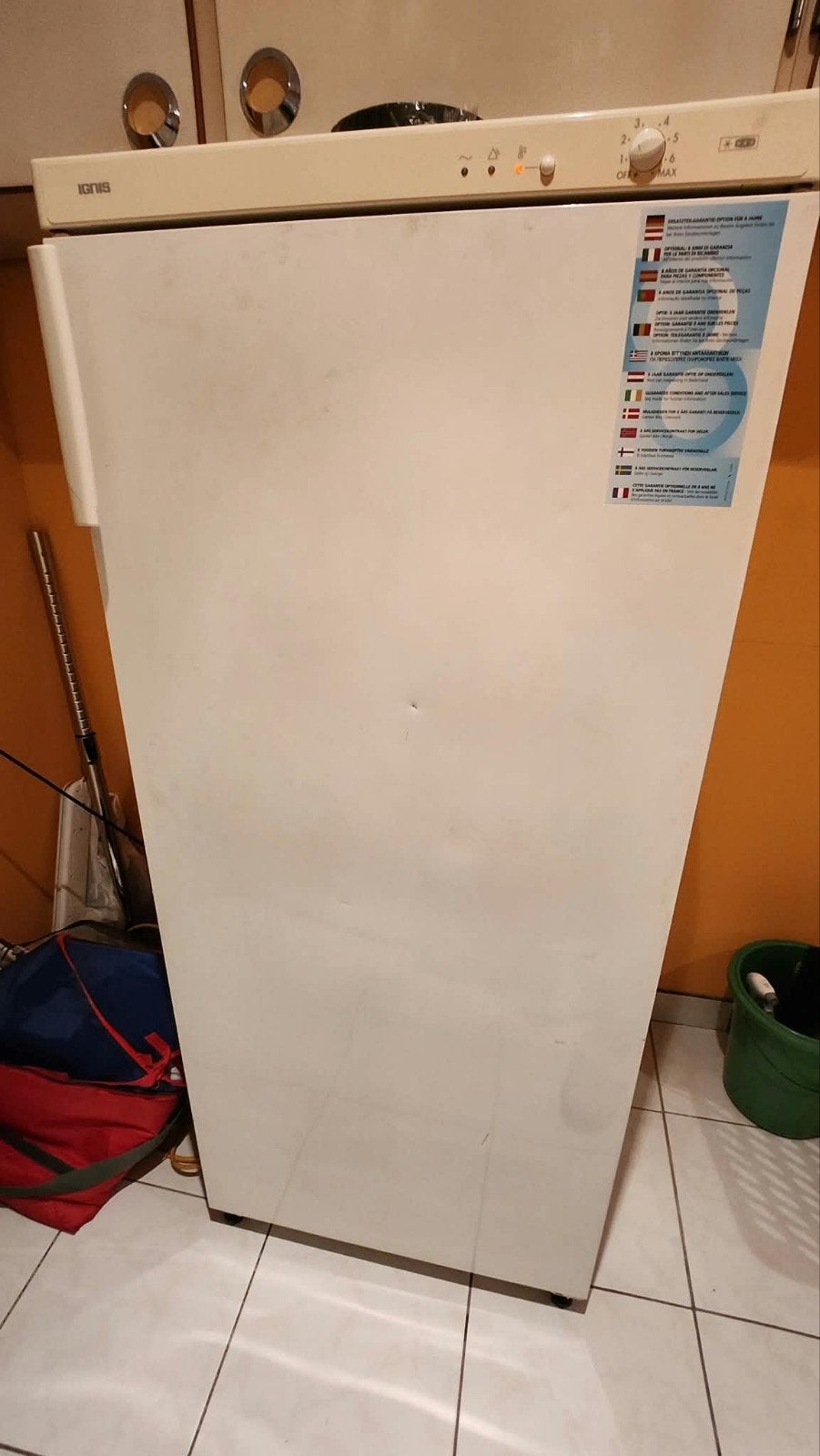 Congélateur armoire de marque Ignis, couleur blanc, Electroménager, Enlèvement, Congélateur