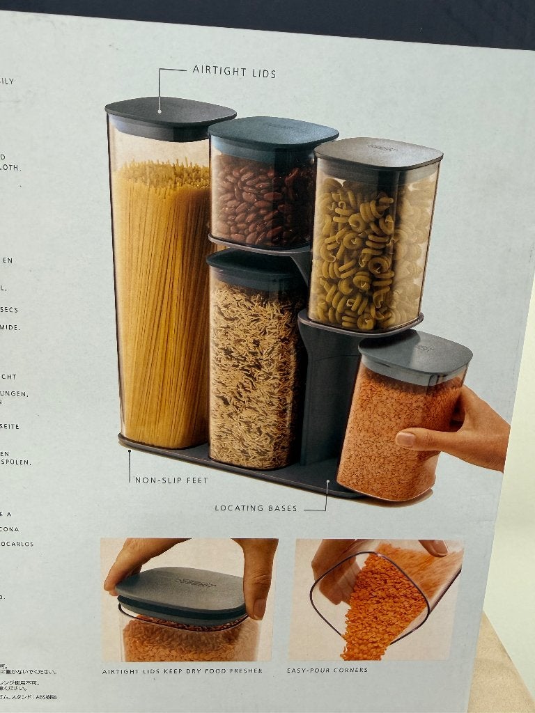 Joseph Joseph Voorraaddozen - Set van 5 Stuks, Voorraadpot, Ophalen, Nieuw