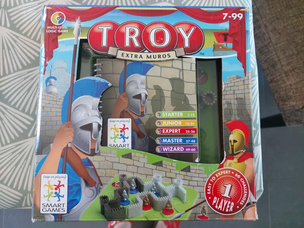 Smart games: Troy extra muros, Hobby & Loisirs créatifs, Jeux de société | Autre, 1 ou 2 joueurs, Enlèvement, Utilisé, Smart Games