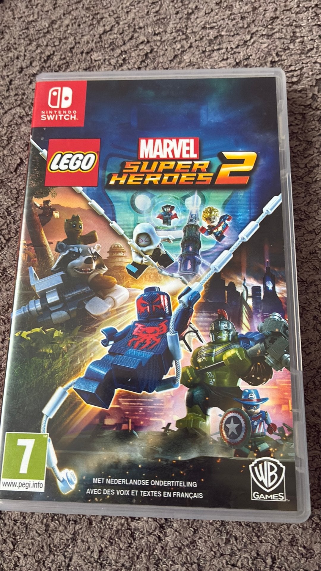 Nintendo switch Marvel Super Heroes 2, Games en Spelcomputers, Ophalen of Verzenden, Zo goed als nieuw