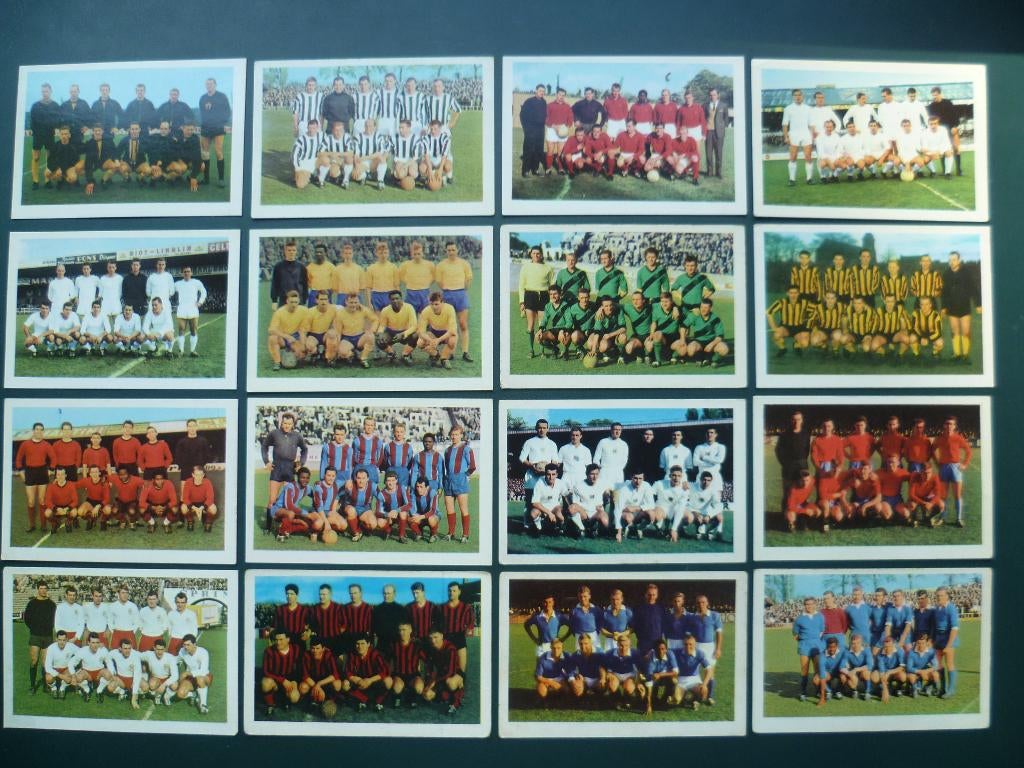 Voetbal chromos images cartes chromos football Monty Gum, Enlèvement ou Envoi, Utilisé