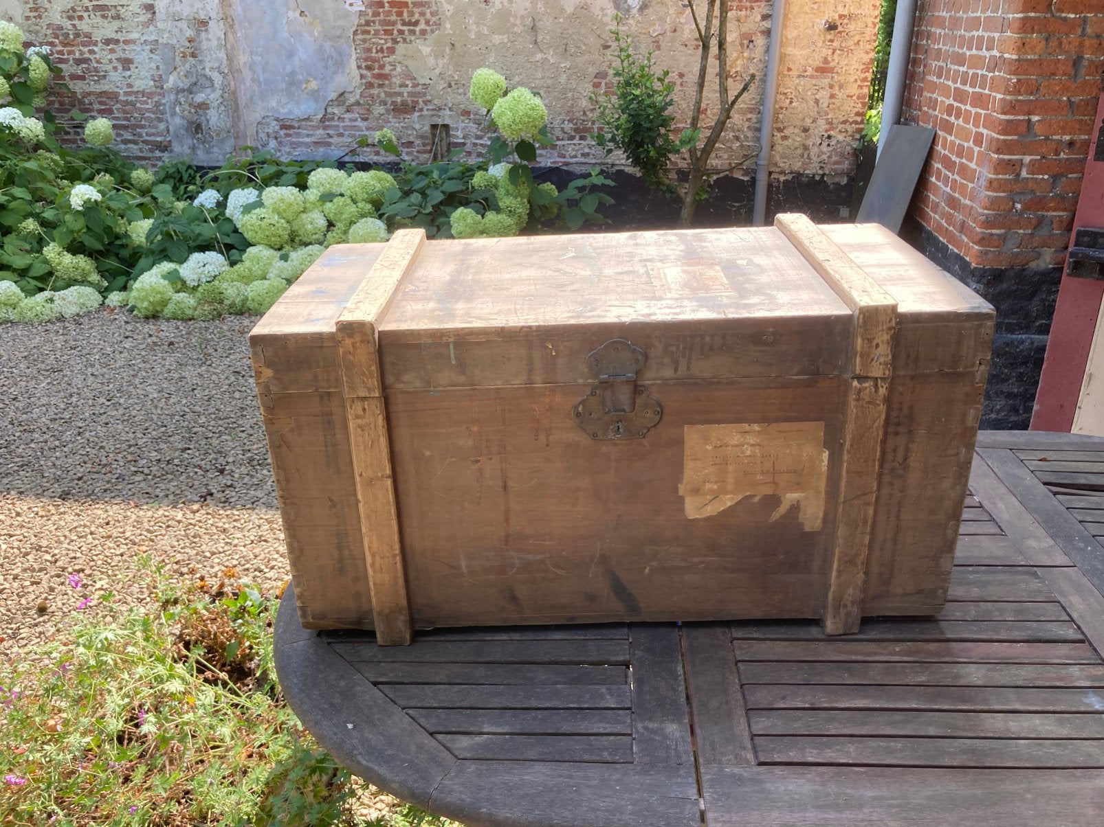 Oude kost, Huis en Inrichting, Woonaccessoires | Kisten, Ophalen, Gebruikt