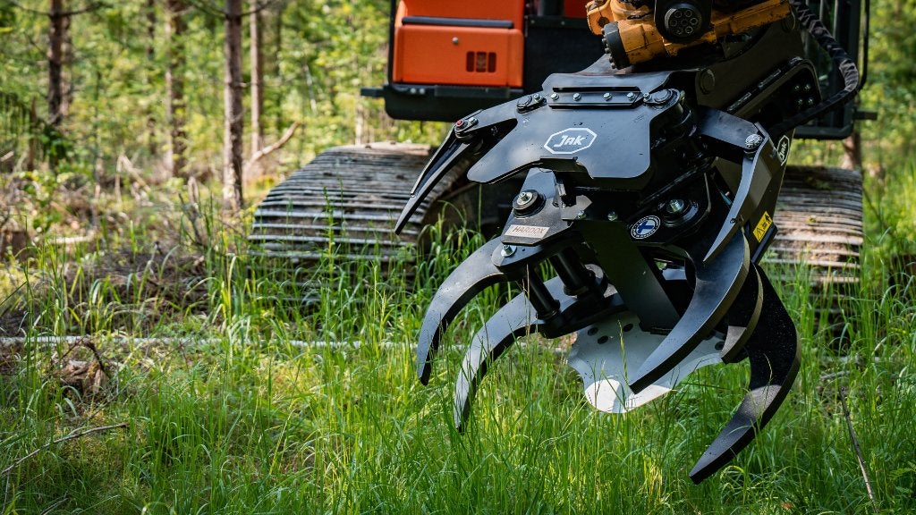 Cisaille à arbre rotative JAK 300 Treeshear, Articles professionnels, Machines & Construction | Grues & Excavatrices, Excavatrice