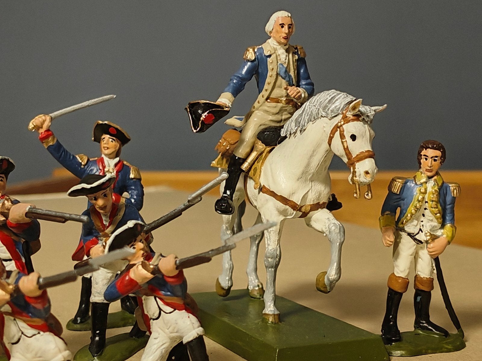 Armée continentale de Washington AWI 1/32, Hobby & Loisirs créatifs, Enlèvement ou Envoi, Comme neuf, Plus grand que 1:35, Personnage ou Figurines