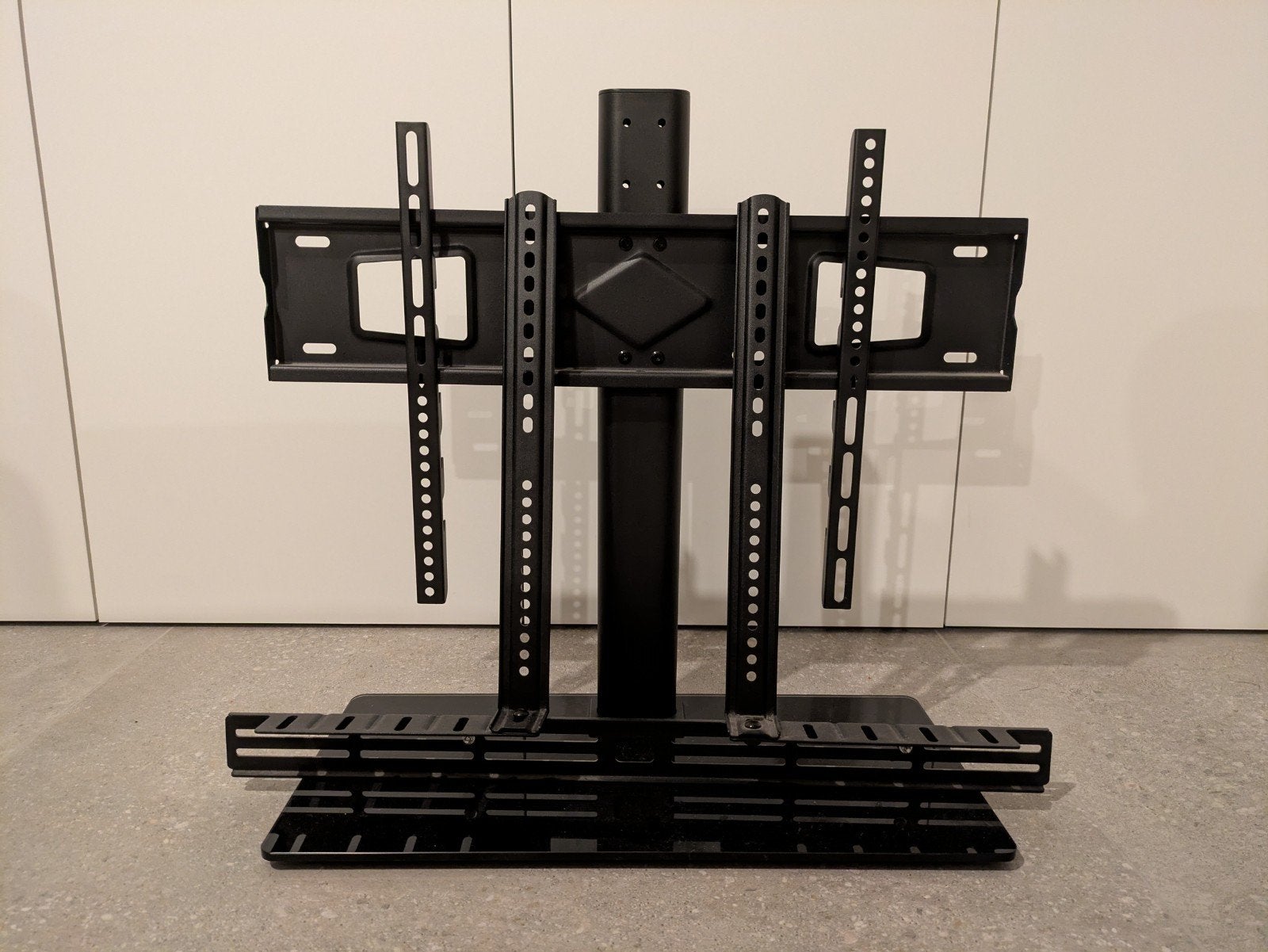 TV staander met accessoires voor soundbar, TV, Hi-fi & Vidéo, Support de télévision, Enlèvement, Comme neuf