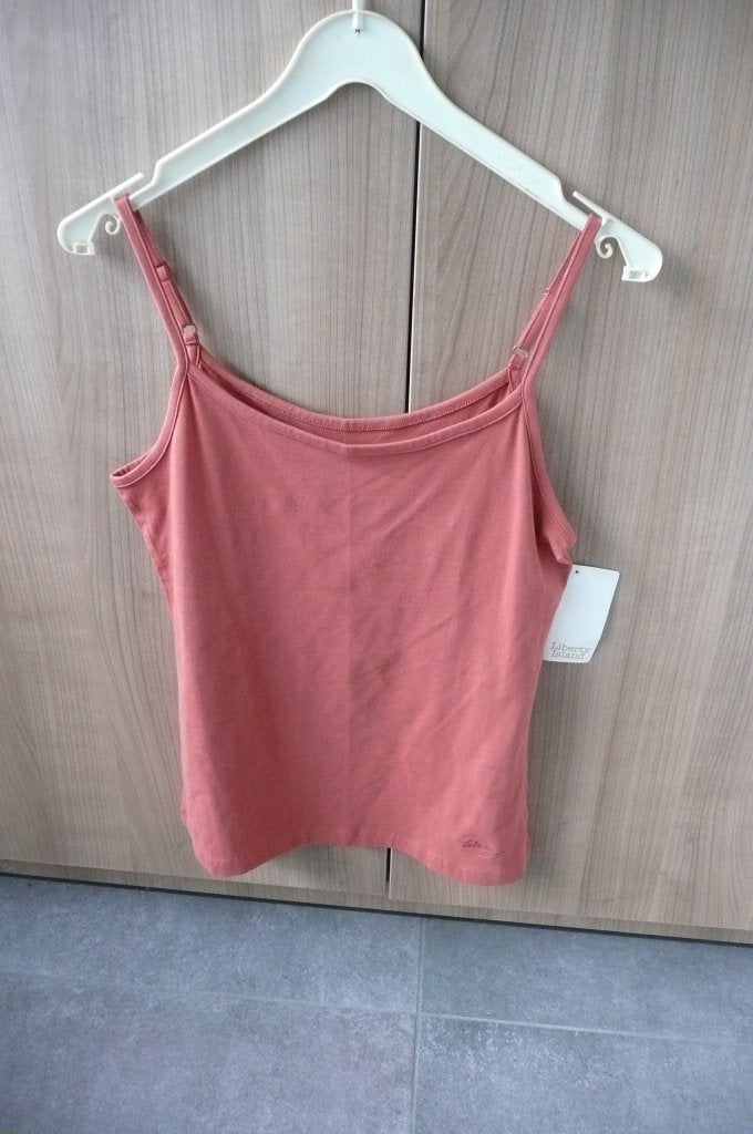 Topje terracotta kleur (K700), Kleding | Dames, Maat 38/40 (M), Nieuw, Oranje, Zonder mouw