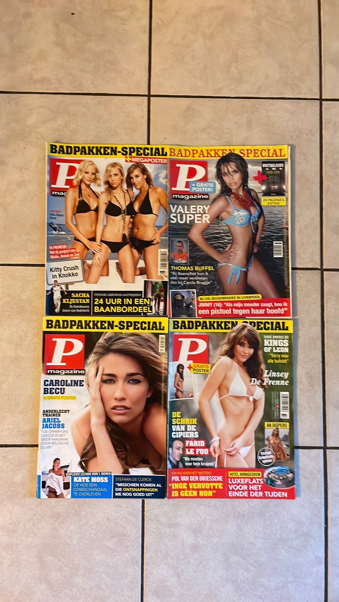 P-magazines (spéciaux pour les maillots de bain), Livres, Enlèvement ou Envoi, Utilisé