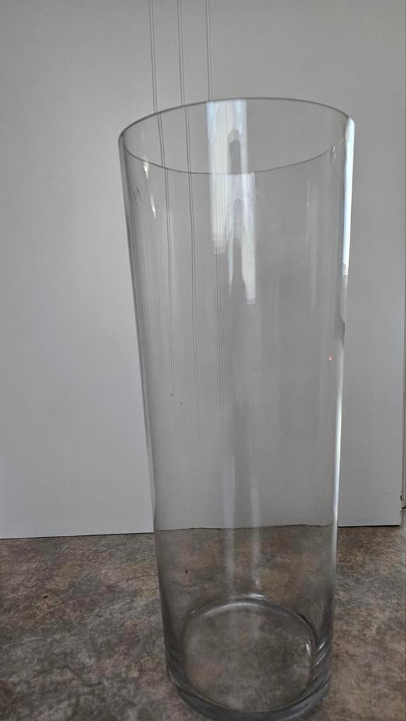 Grote glazen vaas (62 cm), Ophalen
