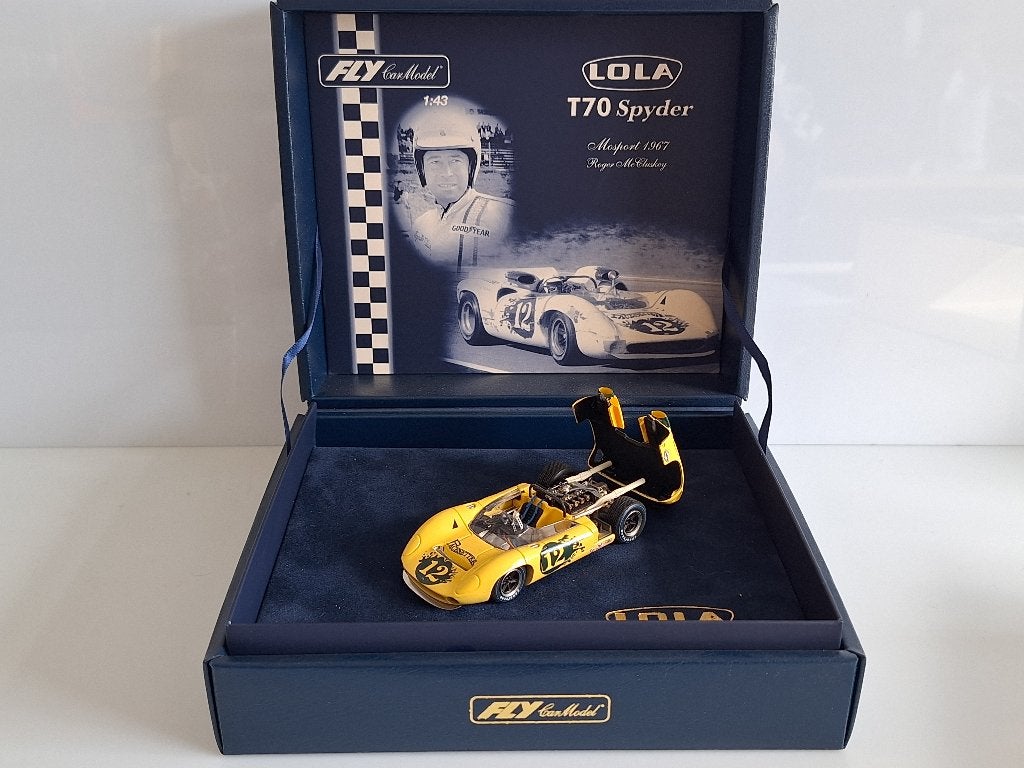 Fly 1:43 Lola T70 Spyder Mosport 1967 Roger Mc Gluskey, Enfants & Bébés, Jouets | Circuits, Neuf, Autres marques, Électrique, Enlèvement ou Envoi