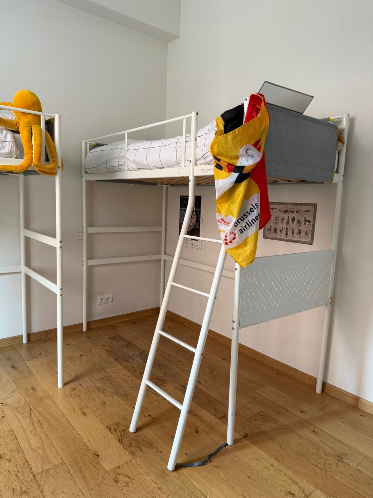 Lit ‘loft’ en hauteur (2), Enlèvement, Utilisé, Lit mezzanine