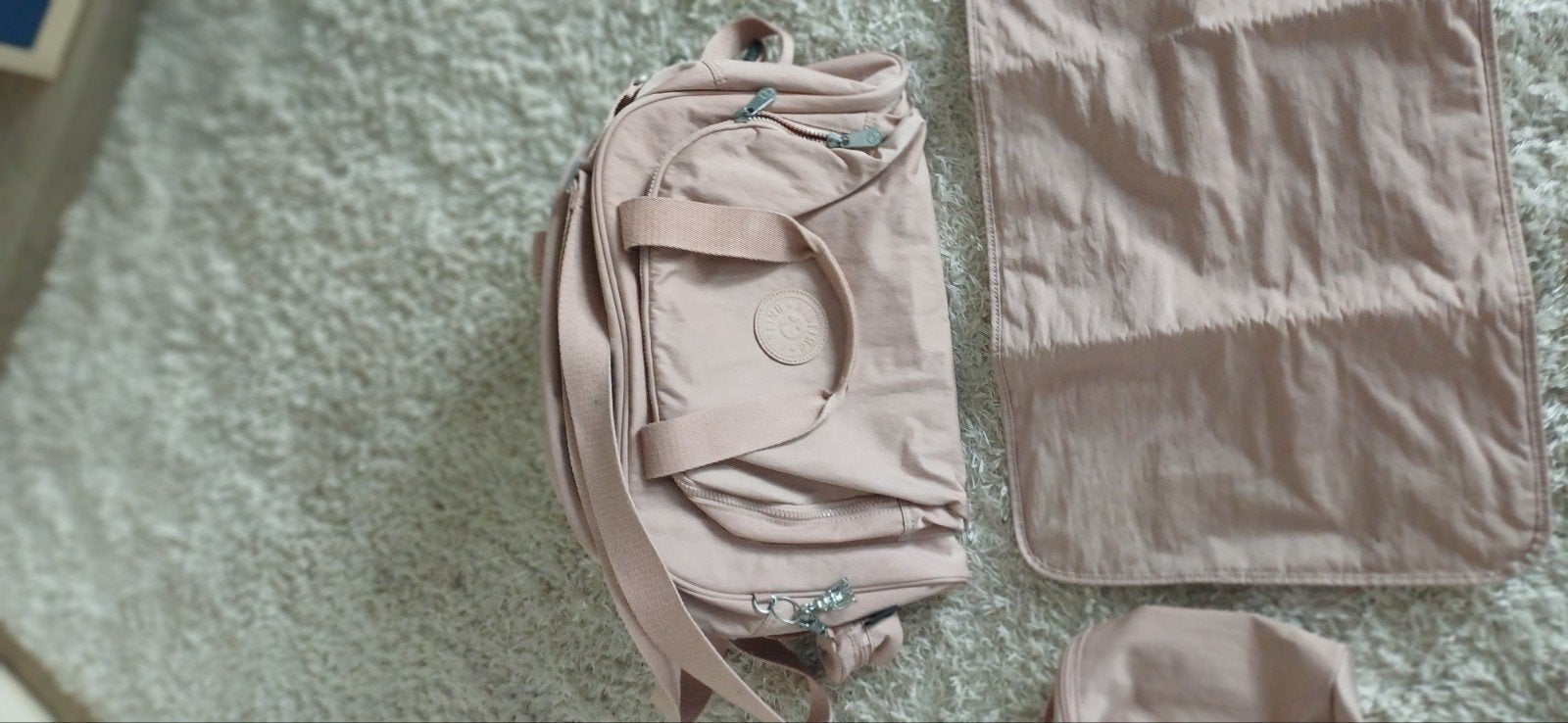 Sac à langer Kipling en très bon état., Enlèvement, Rose, Sac à langer