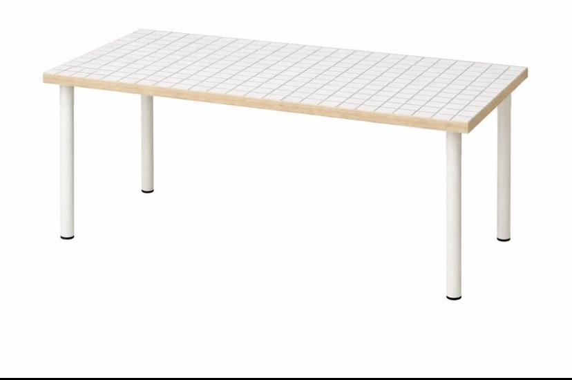 IKEA bureau 140x60, Huis en Inrichting, Bureaus, Ophalen, Demontabel, Hout, Zo goed als nieuw